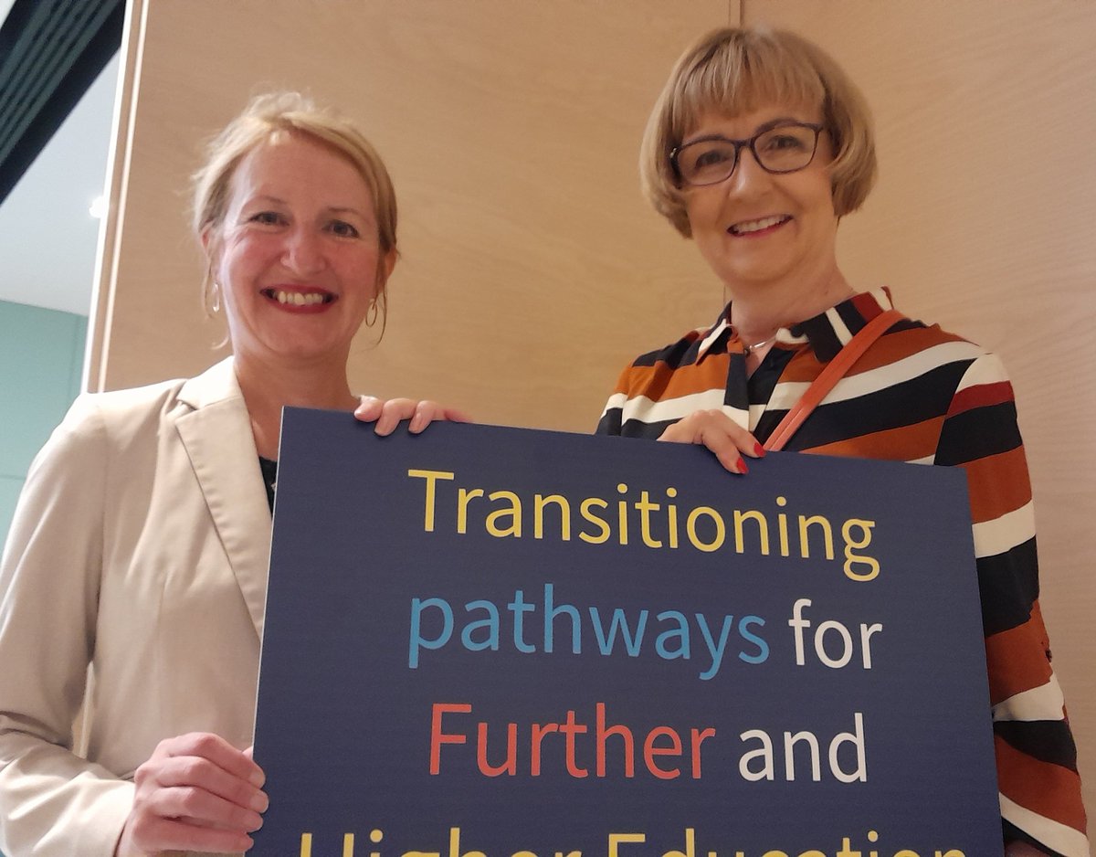 SETU_President's tweet photo. Delighted that @SETUIreland  is participating  in new entry routes to degree courses with @laoisoffalyetb. Today's launch had a strong focus on the student! Enjoyed catching up with @Maggie_Cusack Joe Collins @ETBIreland and @andrewbrownlee7. Details at https://t.co/z6M8dzk8cb https://t.co/OSnDgkjeI2