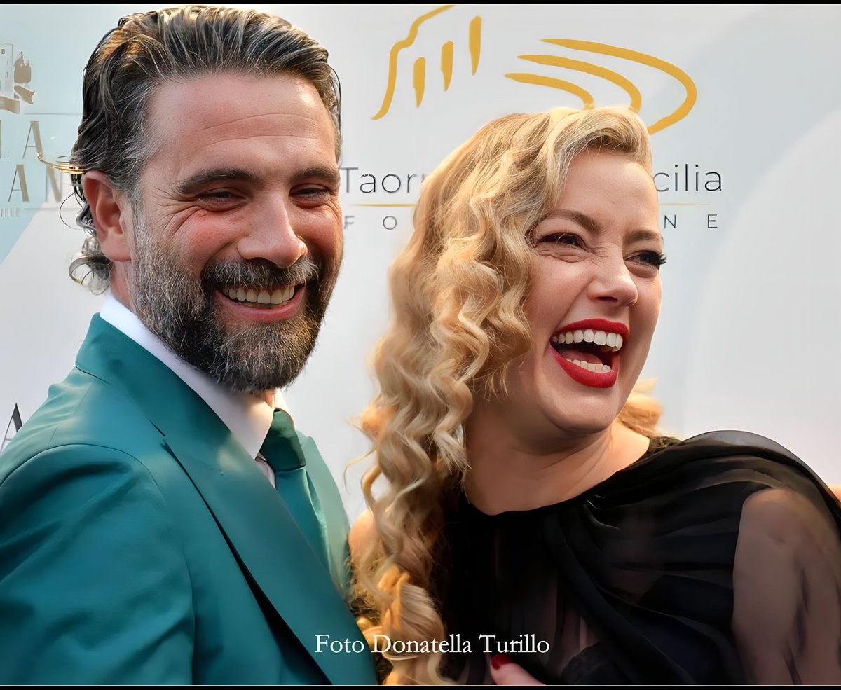 'She's a star and she has that light [...] She glows and she pulls you in and she shares it with everybody. The last person on set will feel it and feel a connection with her' — Luca Calvani about Amber Heard ❤

#TaorminaFilmFestival #InTheFire #IStandWithAmberHeard