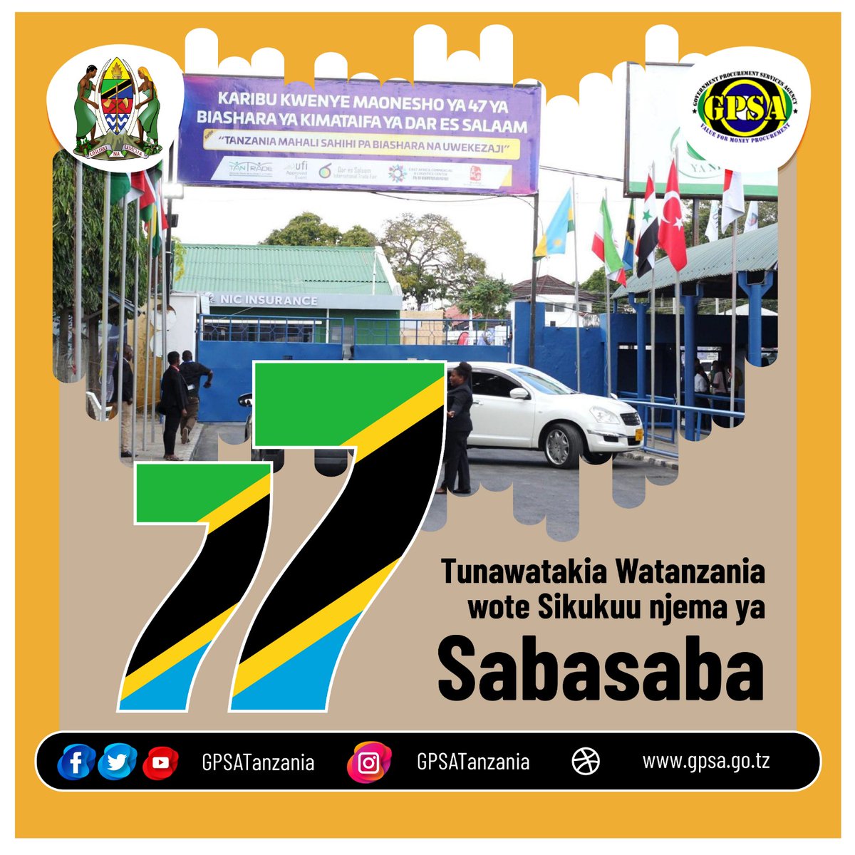 GpsaTanzania's tweet photo. #GPSATanzania #BohariKuuYaSerikali #GPSAMshindi3NBAA2021 #sabasaba2023 #GIMIS #Sabasaba2023 #Kaziiendelee #tukutaneSabasaba #GPSAMaoneshoYaSabasaba2023 https://t.co/XjCydon62j