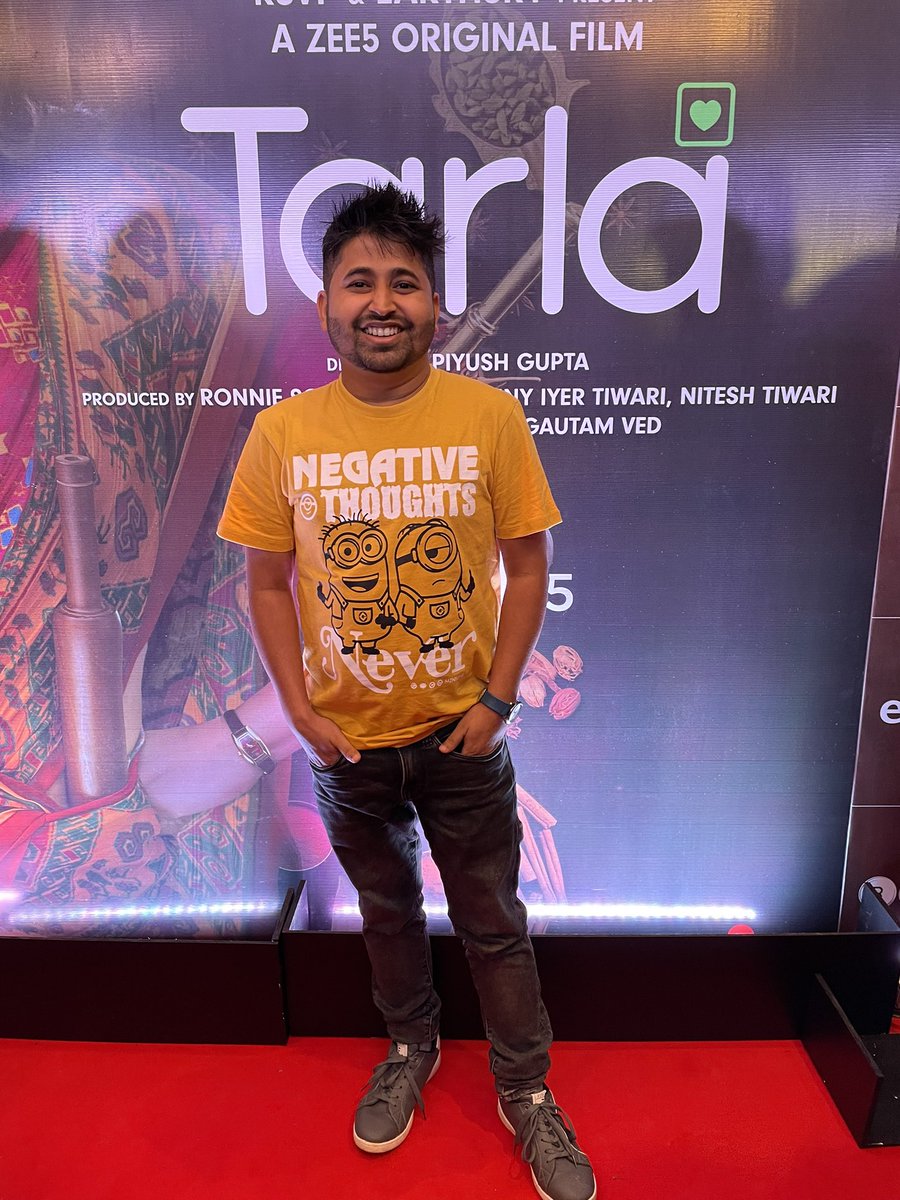 Watch “Tarla” on Zee5 &amp; do Share your views in the Comment section. 

I have composed &amp; sung “Rang Khilein” written by Hussain Haidry , Produced “Papa Why” song. 
Also I have done the “Background Score” of the film. 
Really feeling so happy to be a part of this amazing movie.