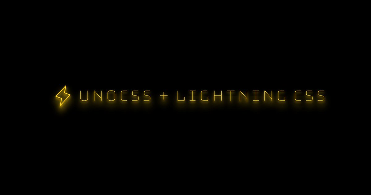 antfu7's tweet photo. FYI, since UnoCSS is dependency-free, it "just works" with @lightningcss on @vite_js v4.4 ⚡️

https://t.co/adIB8UgEXh https://t.co/KABlV8Wsdt