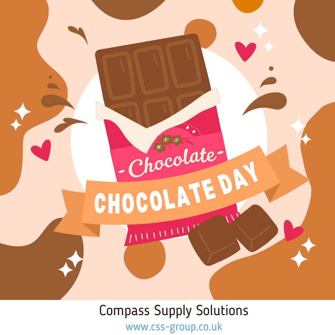 compass_supply's tweet photo. HAPPY WORLD CHOCOLATE DAY!

What a happy coincidence that this also falls on the best day of the week 😄

Many thanks to all of our Chocolate suppliers!

Wishing everyone a lovely Friday 💙

#worldchocolateday #chocolate #chocolatelover #happyfriday #treatyourself https://t.co/QXpqb5n1DX