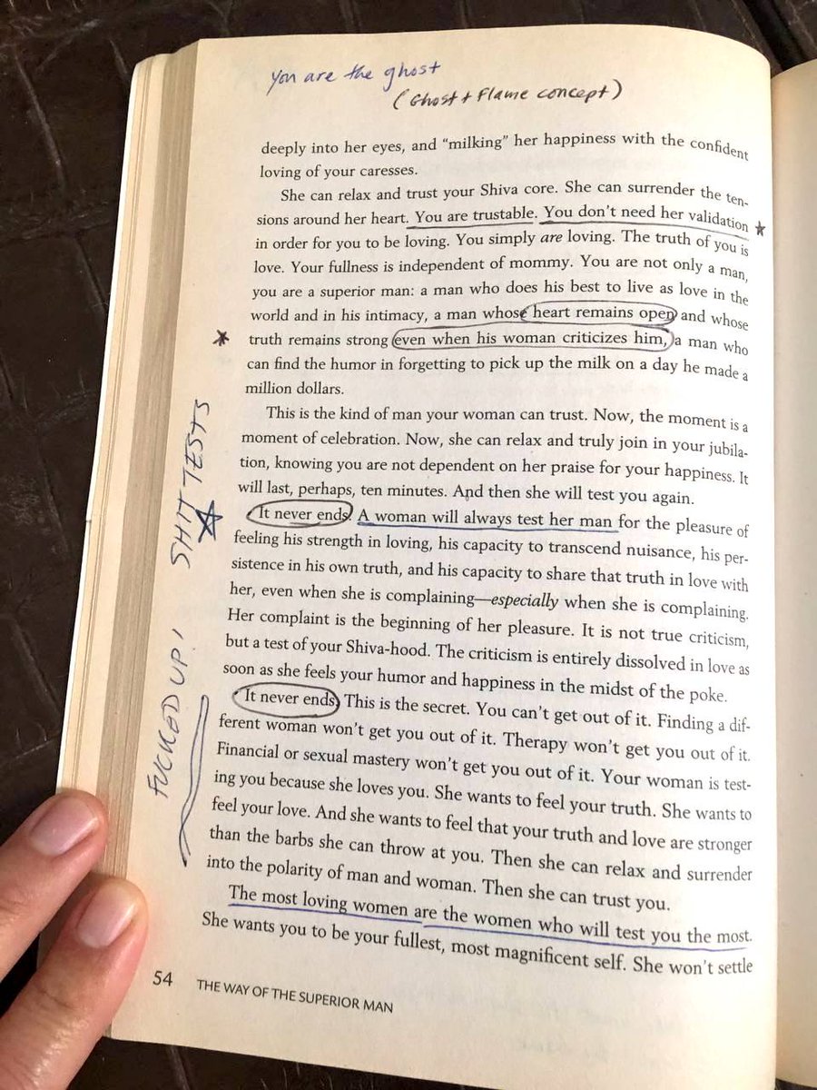 I don't know any man who doesn't need this information

Seeing women and "handling" women this way truly is a superior way of living

from:
The Way of the Superior Man
pages 51-54