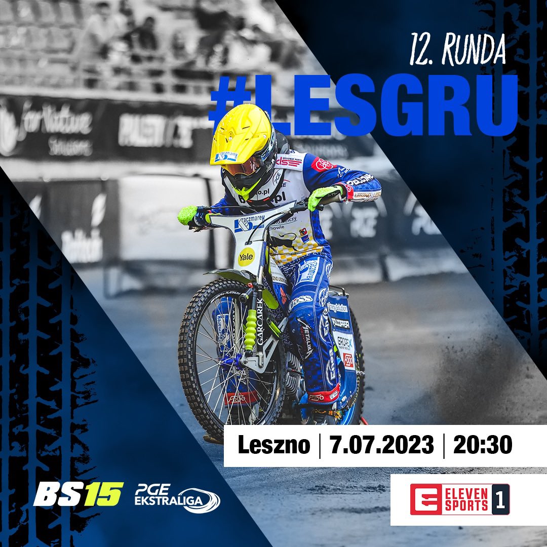 Do meczu 12. rundy PGE Ekstraligi #LESGRU coraz bliżej ✊🏼

Z kim się widzimy na stadionie? ⚪️🔵

#BS15 #PGEEkstraliga