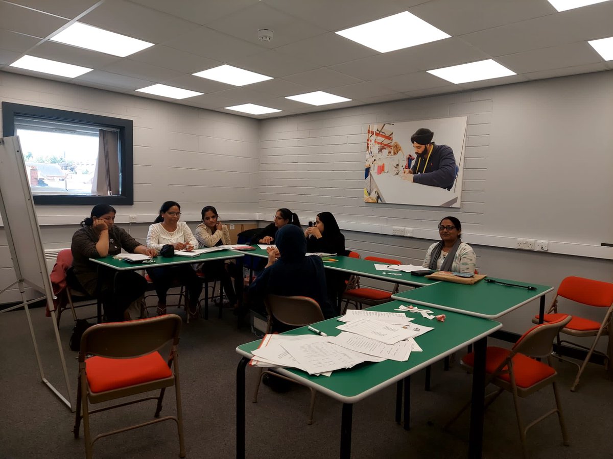 Everyday is a learning day <a href="/FTALondon/">FTA London</a> at the Leicester Academy. This Fridays is no exception we have Sewing, Pattern Making, Multiply &amp;  ESOL classes all in action.