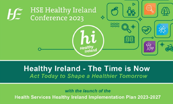Delighted to be present at the Healthy Ireland  Conference &amp; excited to hear from Dr Philip Crowley &amp; Professor Ciarán O’Boyle. 

We are excited to support the implementation of the Health Services Healthy Ireland Implementation Plan 2023-2027 across our hospitals. #TheTimeIsNow