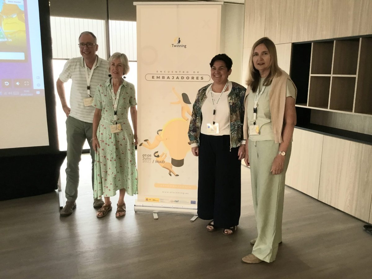 #eTwmbajada10 #eusketwinning #Botikazar
10th eTwinning Ambassadors Encounter Madrid July 7-8
10. eTwinning Enbaxadore Topaketa Madrid ekainak 7-8
10° Encuentro Embajadores eTwinning Madrid junio 7-8
Learning...ikasten...aprendiendo...
