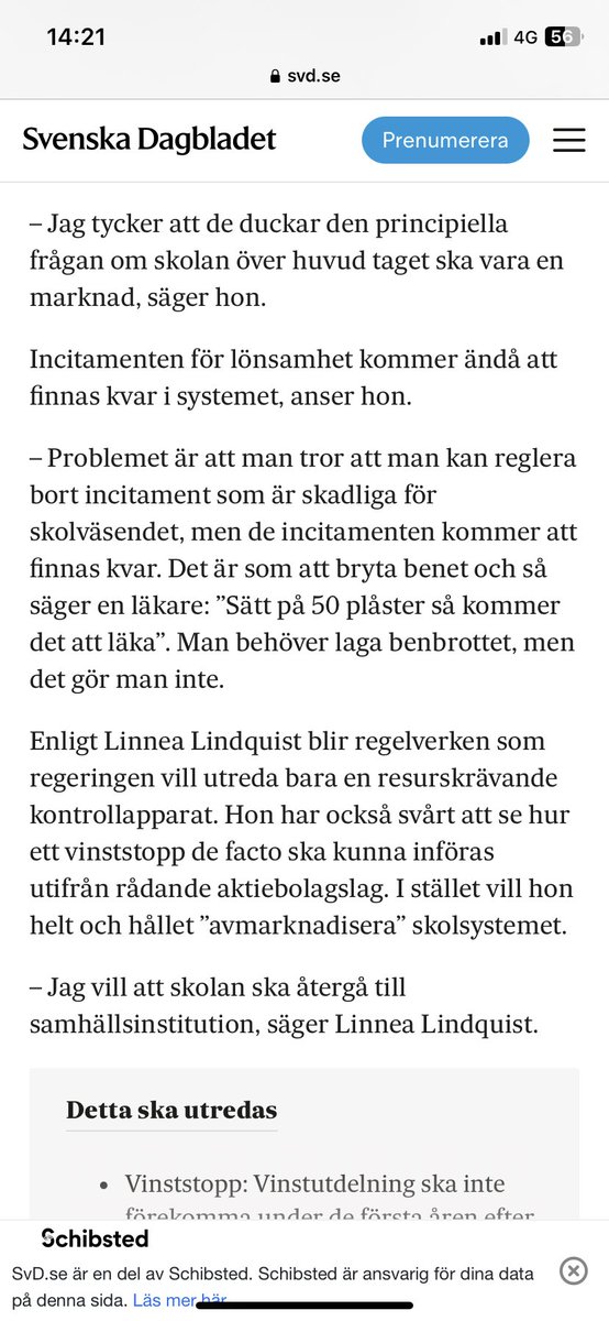 När jag läser detta mycket kloka uttalande av ⁦@rektor_linnea⁩ kan jag inte låta bli att dra parallellen till primärvården och God och nära vård. Fast läkare med rimligt uppdrag för alla är vägen framåt istället för 50 plåster.