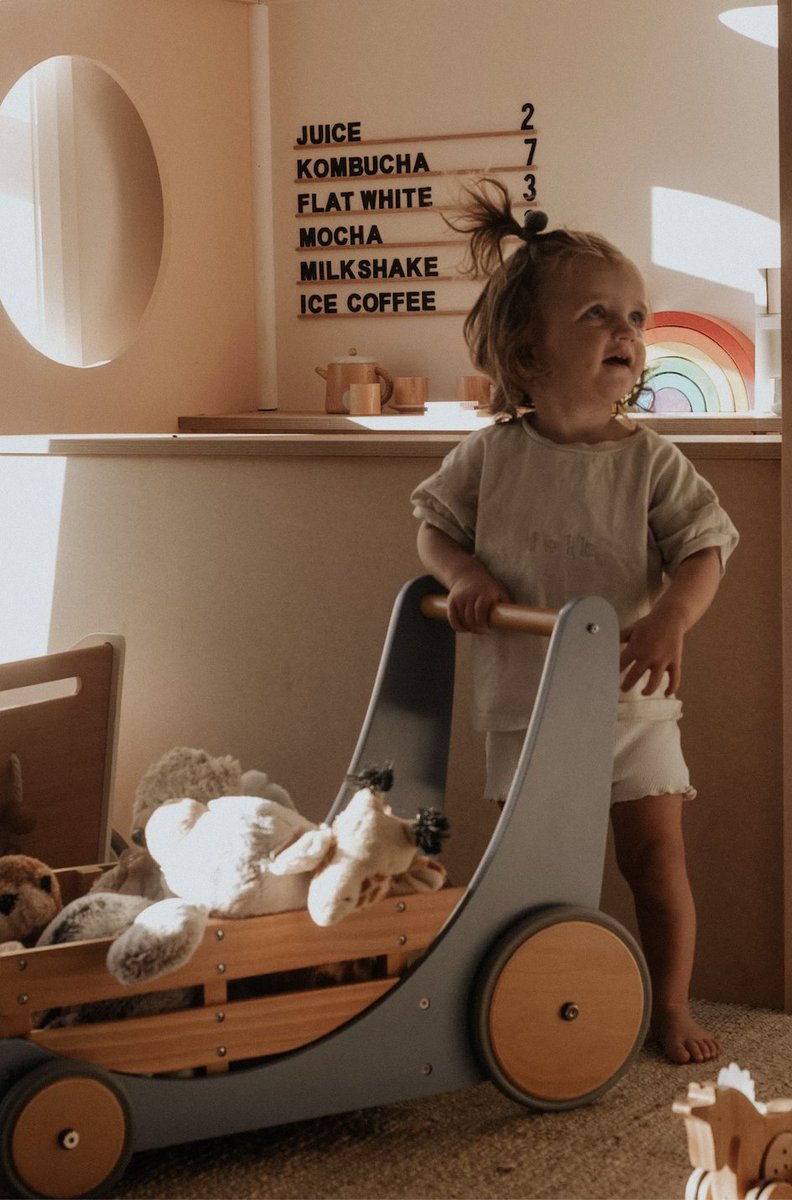 yesbebeUK's tweet photo. Handmade with replenishable birch wood, young children learning to take their first steps will enjoy the KinderFeets Cargo Walker!
๐ https://t.co/RUOX4jLPyZ
#yesbebe #weloveyesbebe #balanceiskey #balance #kinderfeets #sustainable #kids #woodentoys #learnthroughplay #montessori https://t.co/vM7FgofQav