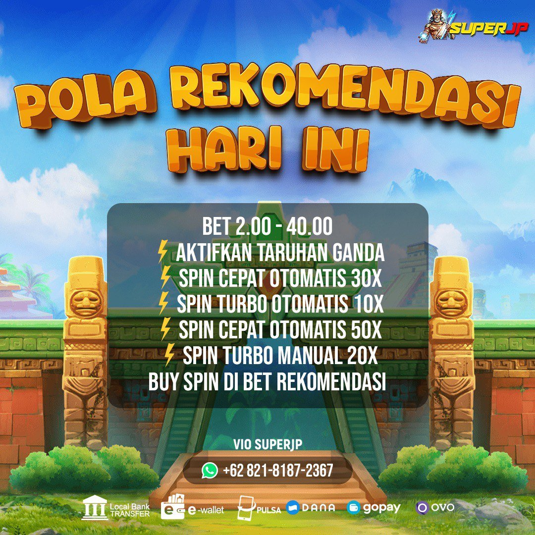 superjpbro's tweet photo. Gaskeunn main pakai POLA REKOMENDASI HARI INI di SuperJP‼️😍

⚠️Gunakan Kode Spesial : 7.000

Link Login : https://t.co/Dt1B9JSZ5t
Kontak Aktif : https://t.co/a3Rr4JU0Xs
Download APK Official :
https://t.co/tdguw6dc6K https://t.co/dz5TUDRSFa