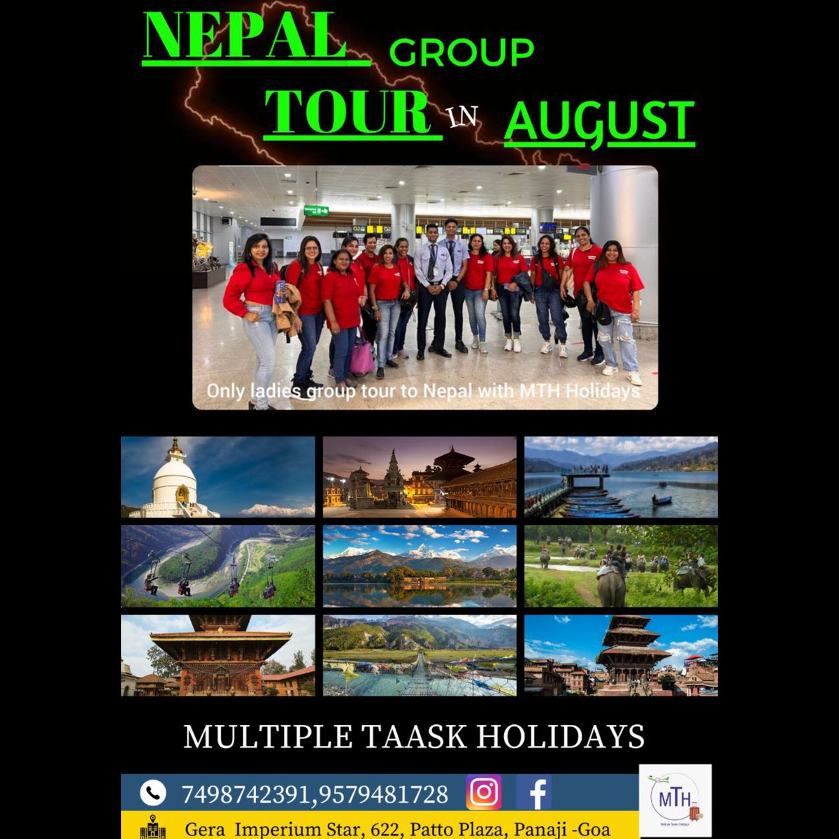 MultipleTaask's tweet image. Nepal is a destination we should at least visit once in our lifetime...
Experience heaven on earth with Multiple Taask Holidays...
Fall in love with your journey and uncover new adventures together!!!

Contact: 7498742391- 9579481728