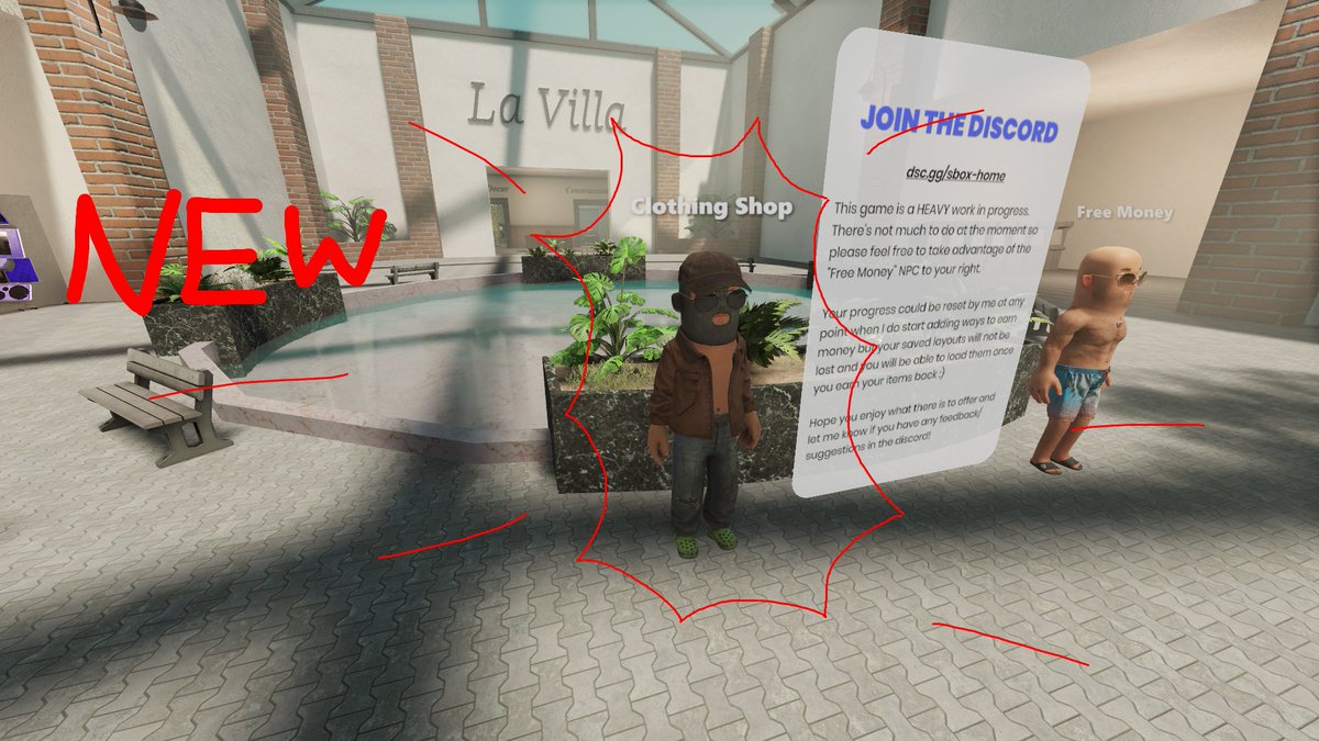 CarsonKompon's tweet image. Added a clothing shop to Home yesterday! You can now buy tons of custom clothing items provided by a bunch of creators :) #sbox