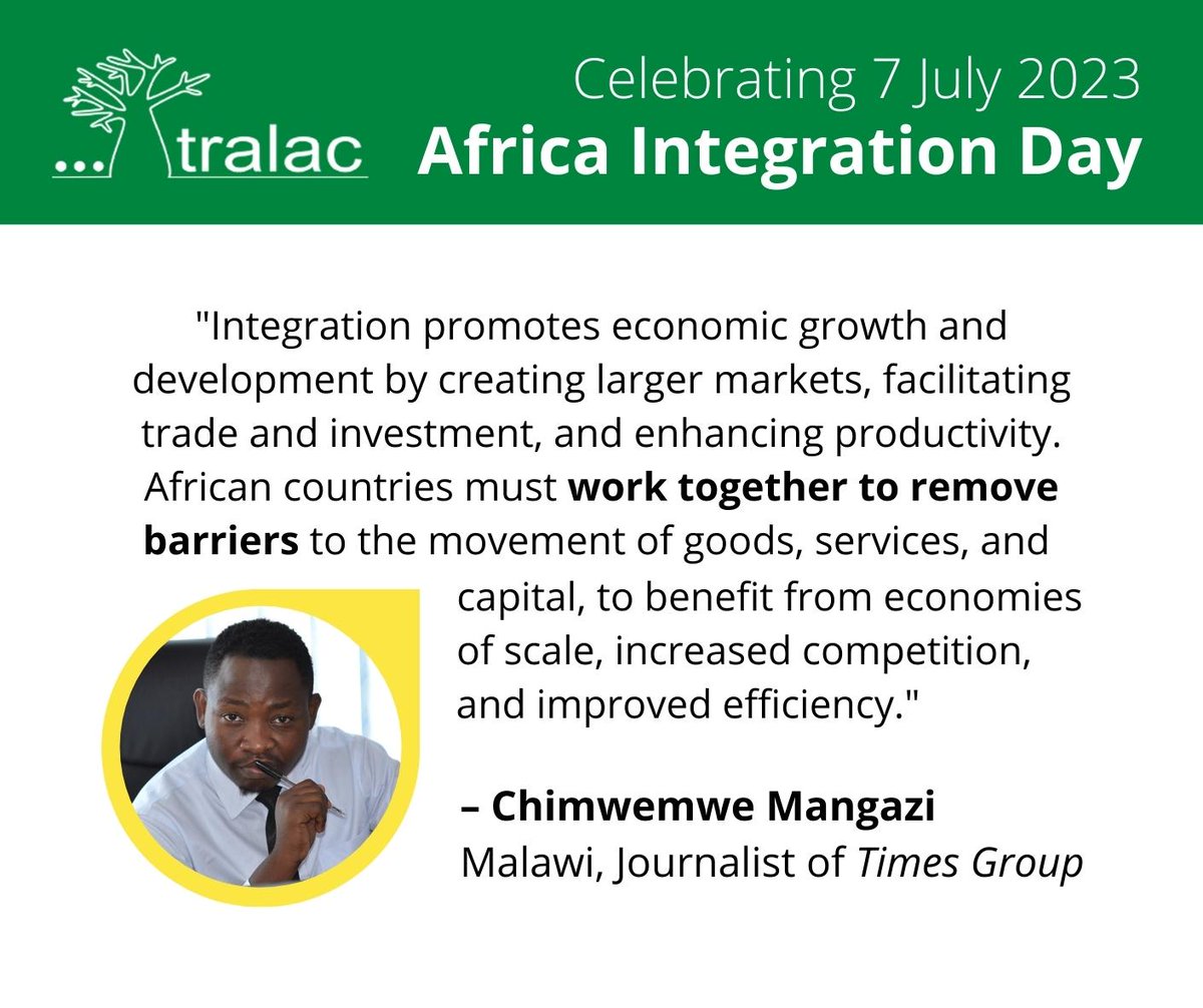 In celebrating #AfricaIntegration Day 2023, we will be sharing contributions through the day from our community on outlooks of Africa as a prosperous, integrated continent.

Contribution from <a href="/cmangazi/">Chimwemwe Mangazi</a>