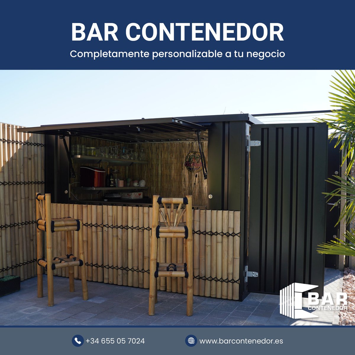 barcontenedor's tweet photo. Personalízalo a tu manera y atrae la atención de tu público. #Barcontenedor disponible en múltiples medidas.
.
.
.
#contenedores #caseta #desmontable #barcontainer #españa https://t.co/KtNEqpfTqv