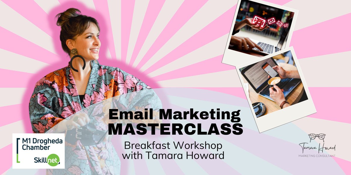 We've a great workshop on 'Email marketing' in The Mill with Tamara Howard on 27 July, come down for a brekkie and hear Tamara's six top tips to propel your business's email marketing efforts to new heights😉lnkd.in/eEAaNfvF