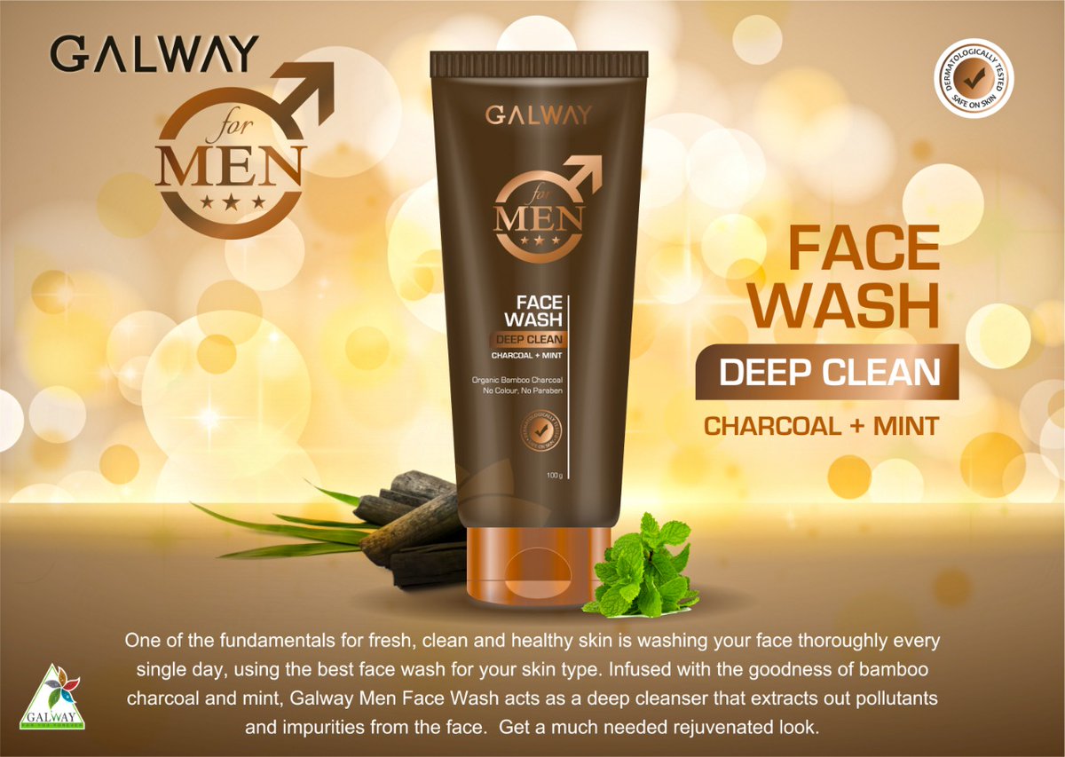 galway2003's tweet photo. Galway Men Face Wash with organic bamboo charcoal and mint acts as a dep cleanser that extracts out pollutants and impurities from the face.
Buy Now...
https://t.co/r2kraZYSuh
#facewash #Galwaykart #Galway #GlazeGalway #organic #mint #charcoal #GlazeTradingIndia #deepcleanser https://t.co/tNz0DN38f0