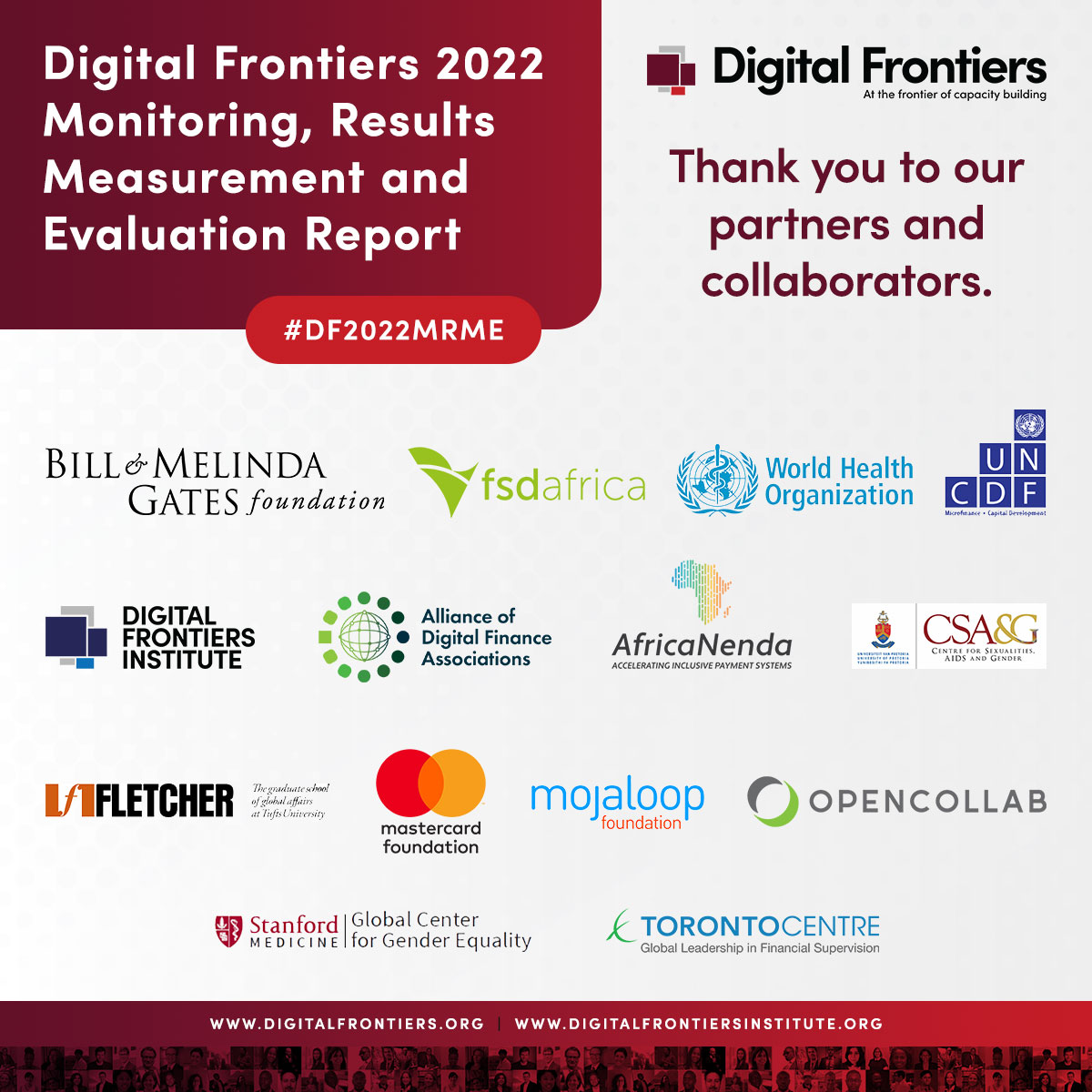 Over the past 7 years we have partnered with various organizations, empowering people and organizations to build capabilities and human connections for a better future.

We are forever grateful for their support! 

Read our full MRME report here - bit.ly/ImpactReportSi….