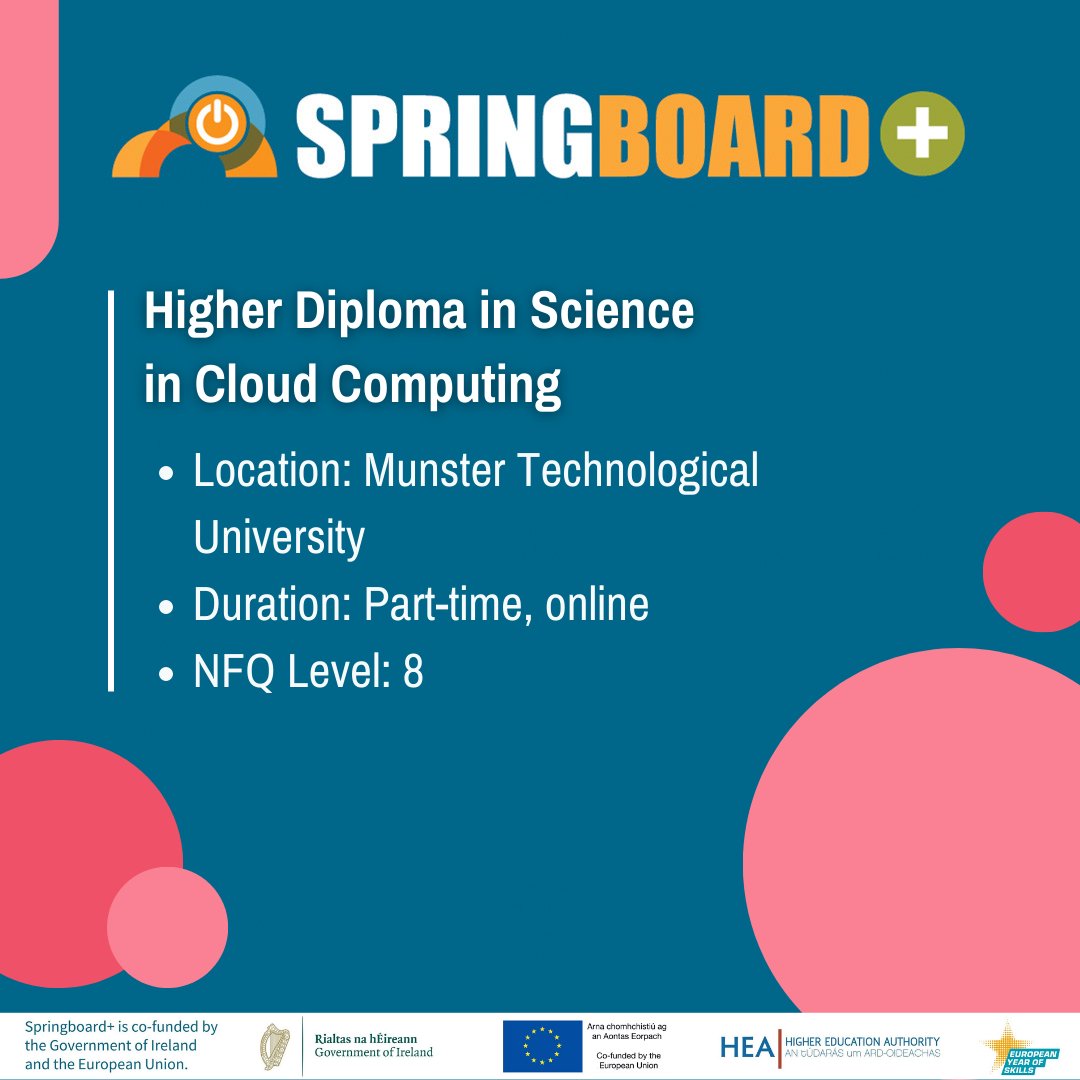 HEA_Skills's tweet photo. Information Technology and Data Science is a big focus on this year’s #SpringboardPlus and #HCIPillar1 course list.
If you’d like to upskill or reskill in this area: https://t.co/0hOhQOkrm1
#SkillsThatWork #YearOfSkills
@hea_irl https://t.co/tieQkAB1Np