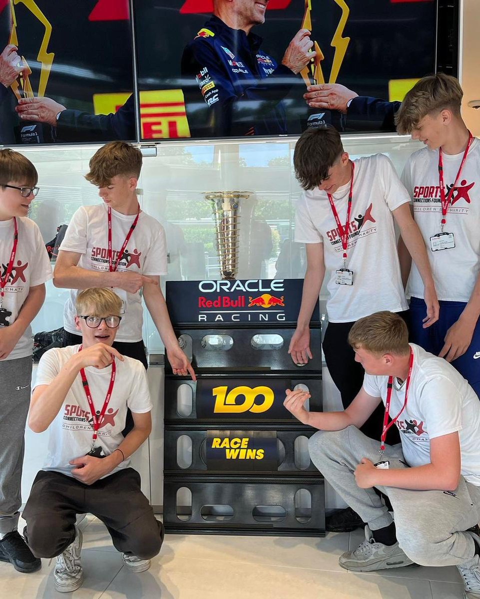 A visit to @redbullracing was one of the enrichment activities our young people got to experience as part of our Inspire Through Sport Programme & what an experience it was 👀🤩 a huge thank you! #developingpositivefutures #careerpathways #dare2dream