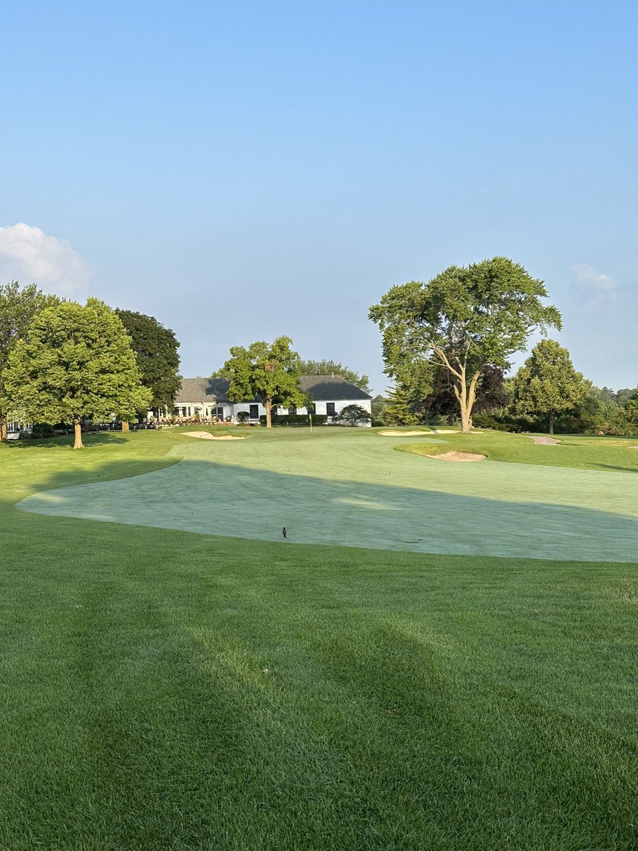 bartonkyled's tweet photo. Not too shabby for July 7th following a huge drought. Invitational next week should be great! Can’t thank our turf crew enough for their tireless work! Come out and enjoy a beautiful Friday NCC! #keepgrinding https://t.co/89KQkFaHTB