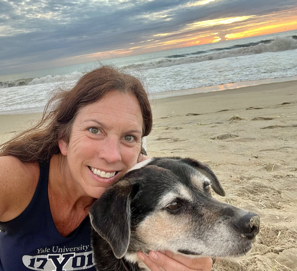 Let’s get this month’s #ArchivesHashtagParty going!  Conan and I LOVE our time on the beach!  #ArchivesVacay