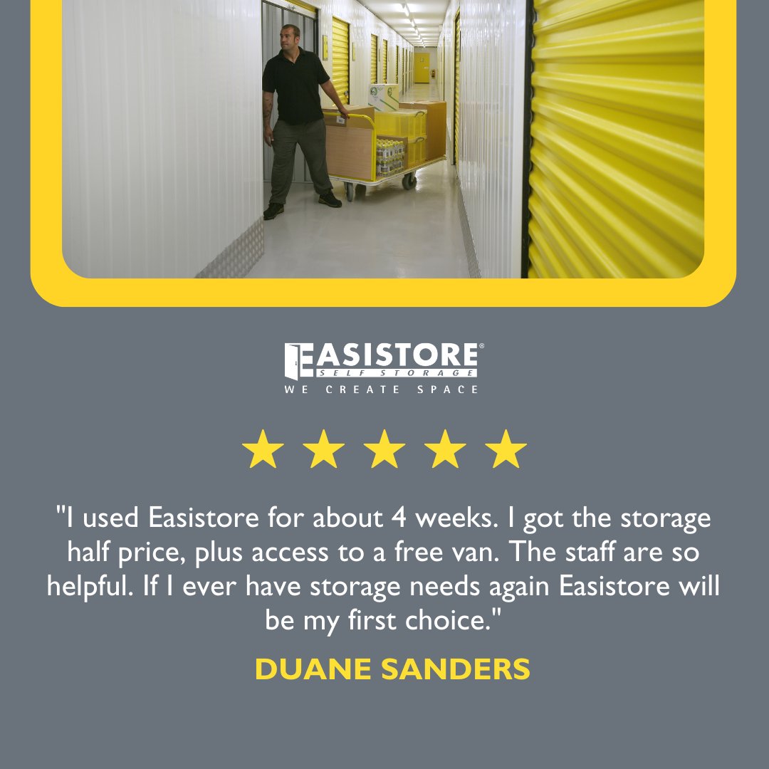 easistore's tweet photo. We are proud to offer outstanding customer service, and our storage staff are happy to help with any queries that you might have. 

https://t.co/Cz7Wk94aec https://t.co/tThEXmpQ9c
