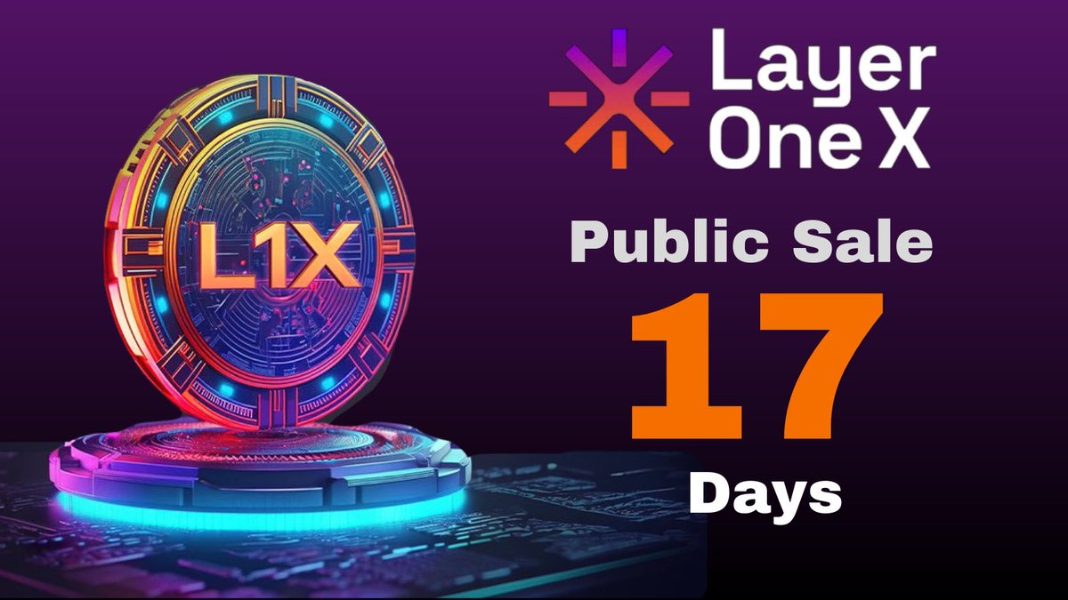 ⏰ Public Sale: Starting in 17 Days ⏰

Interoperability without bridges 

<a href="/ethereum/">Ethereum</a> <a href="/solana/">Solana</a> <a href="/arbitrum/">Arbitrum</a> <a href="/FantomFDN/">Fantom Opera</a> <a href="/0xPolygon/">Polygon | POL</a> <a href="/avax/">Avalanche🔺</a> @optimismFND <a href="/BNBCHAIN/">BNB Chain</a> 

This is just the beginning

$L1X #Layer1 #Crypto

⬇️ Pre Register for whitelist ⬇️
hubs.la/Q01WthPS0