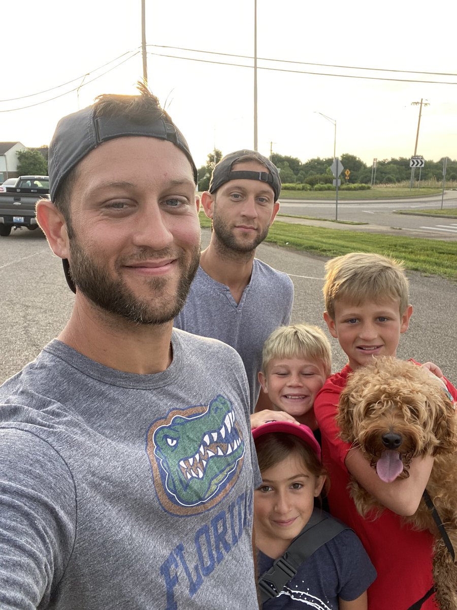 Jstef15's tweet image. Our tough kid challenge started this week! Loved the idea from @PetieKinder. 

Our crew woke up at 5:15 am and walked three miles. 

Haven’t decided which challenge will be next Friday. My sons are most nervous about praying with a stranger. 😊