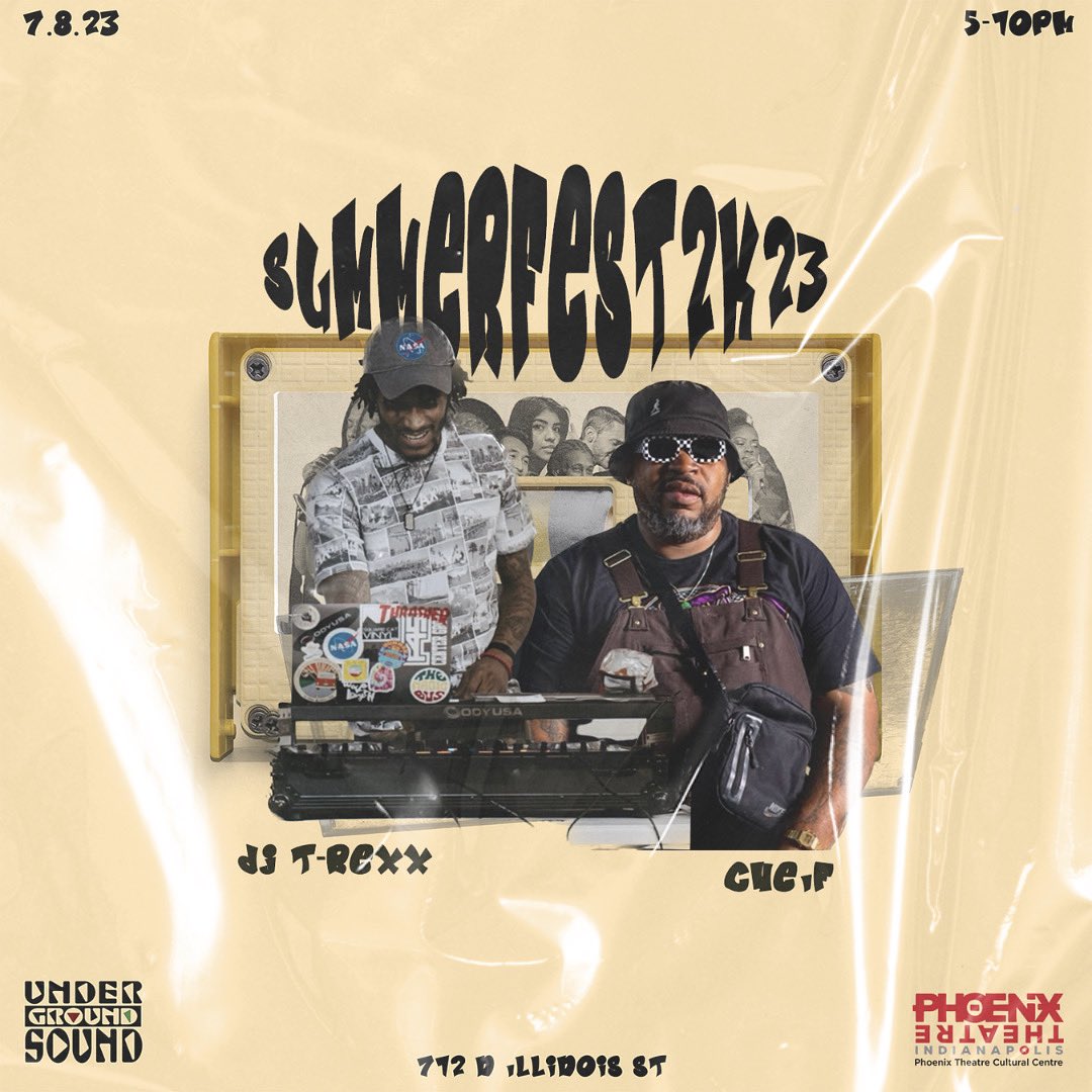 _UnderGround317's tweet photo. TOMORROW RAIN OR SHINE! 

5-10pm 

The Park at the Phoenix 

#UNDERGROUNDSOUND
#SUMMERFEST2k23 https://t.co/znGVQ43mVV