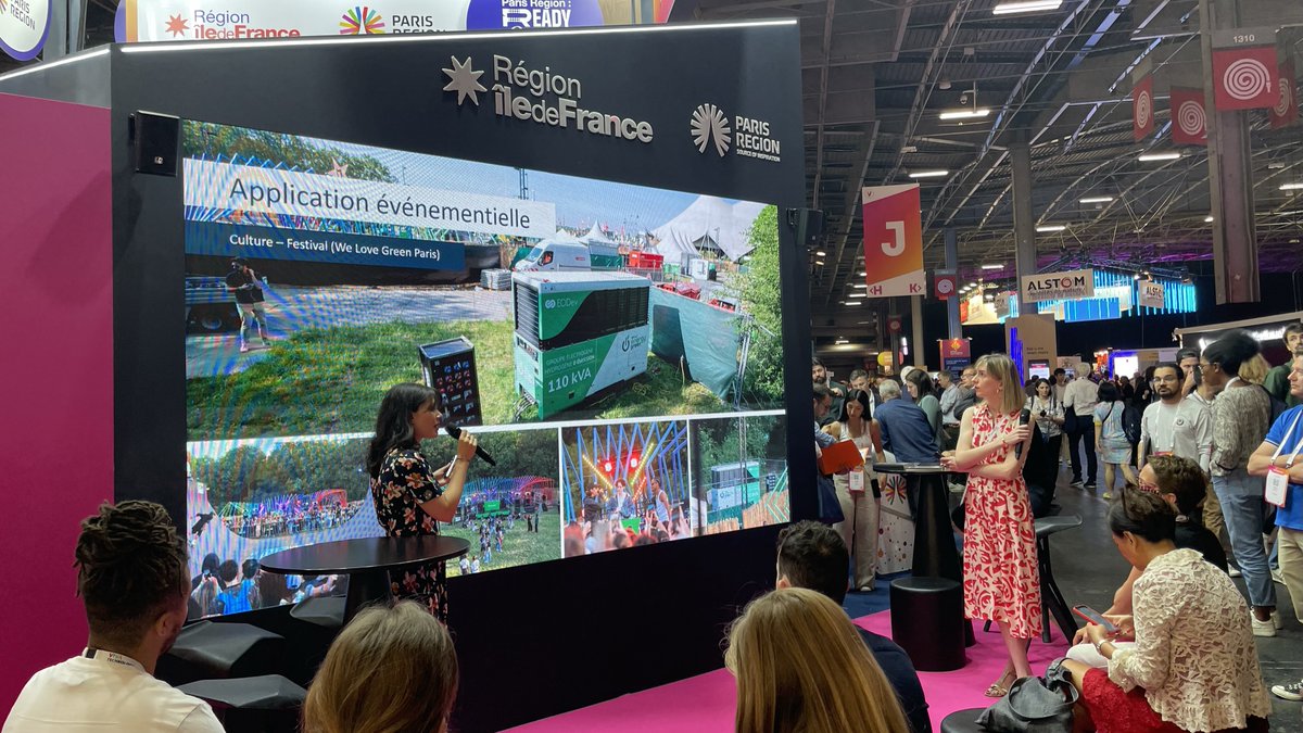 EODev_H2's tweet photo. Throwback on our participation to #Vivatech. EODev's teams had the pleasure to present our electro-#hydrogen solution GEH2® to the press and worldwide #technology experts.
Thanks to the @iledefrance region for their support and invite. #EODev #energy #paris #innovation https://t.co/bqv2oQB3kr