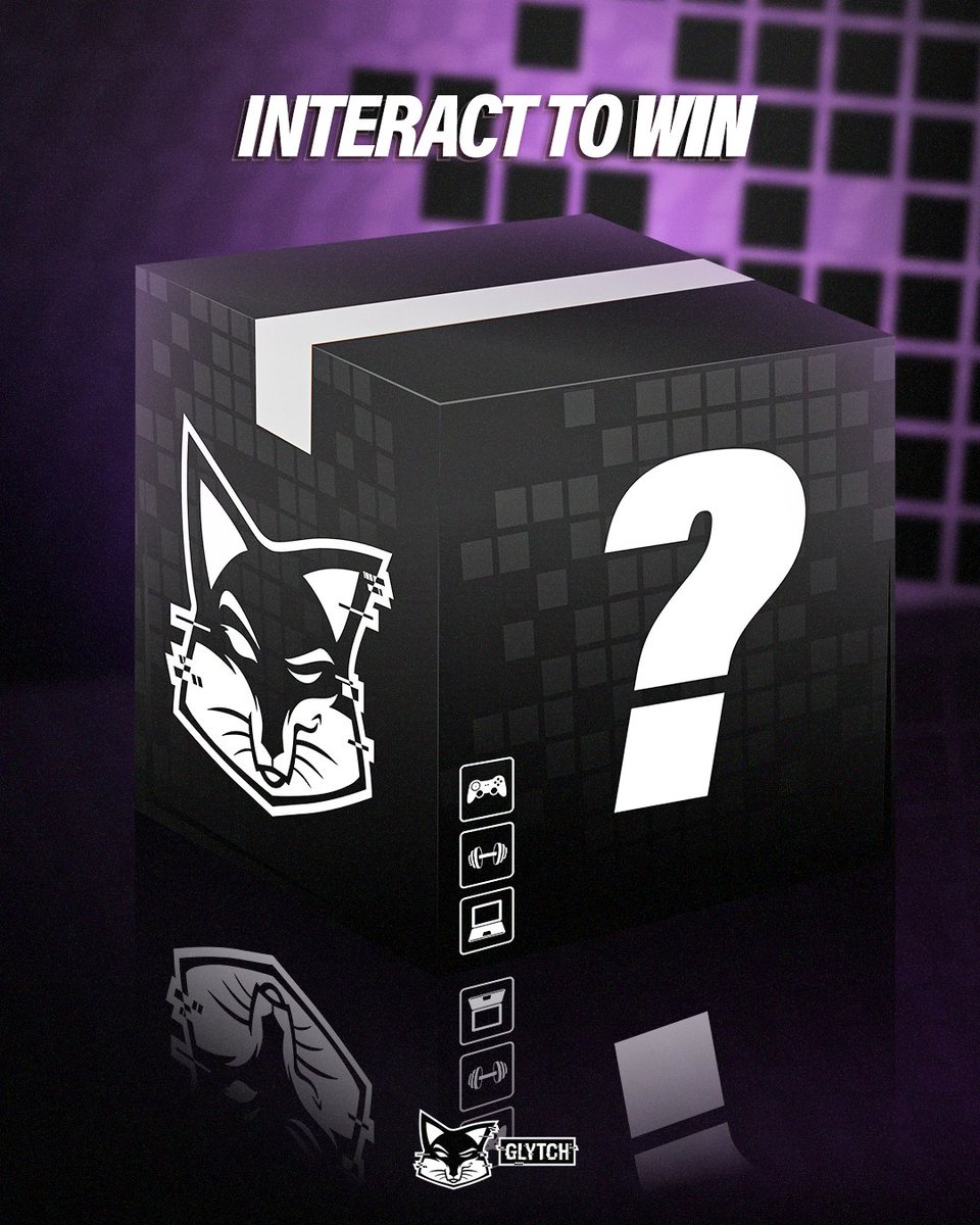 GLYTCHEnergy's tweet image. The first 3,000 people to interact get a chance of winning a GLYTCH Mystery box👇