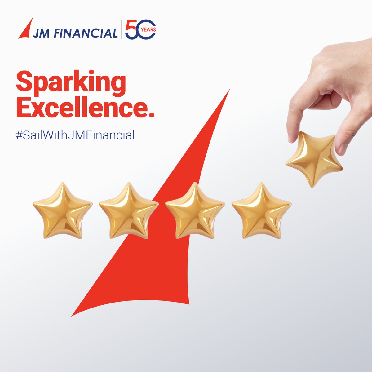 Setting the standard high, we spark a blaze of excellence. 

#JMFinancial #50yearsofJMFinancial #SailWithJMFinancial