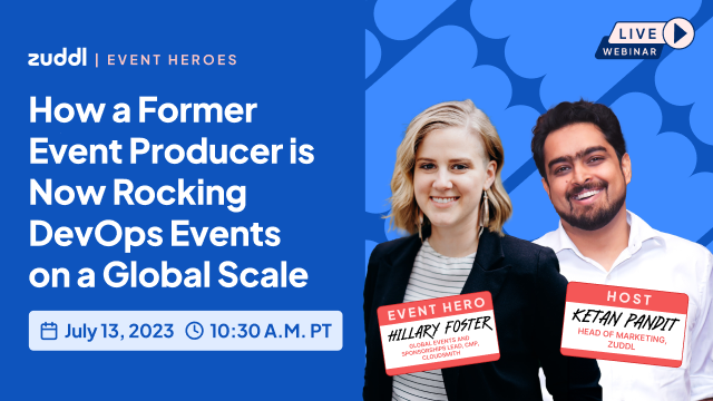 Join our upcoming webinar with Hillary Foster, Global Events &amp; Sponsorship Lead <a href="/cloudsmith/">Cloudsmith</a>, and <a href="/Ktens/">IceCreamMan</a> for expert tips on building hybrid experiences and crafting events for DevOps pros. Register now: tinyurl.com/ycw5xhyf