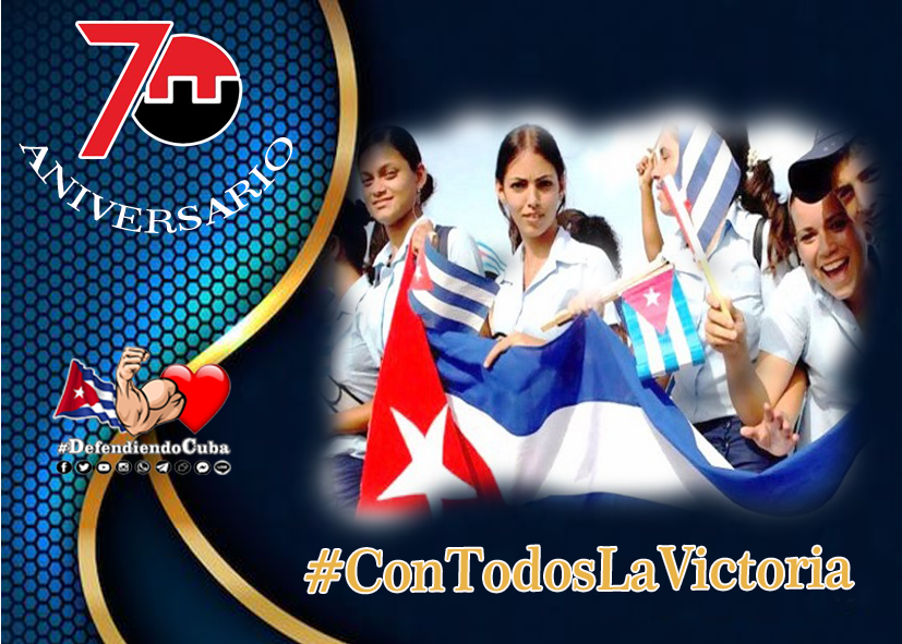 ‼️Mi Moncada hoy es el eterno compromiso con la Revolución‼️
⭐#70Moncada⭐ 
#ConTodosLaVictoria
#DefendiendoCuba🇨🇺💪❤️