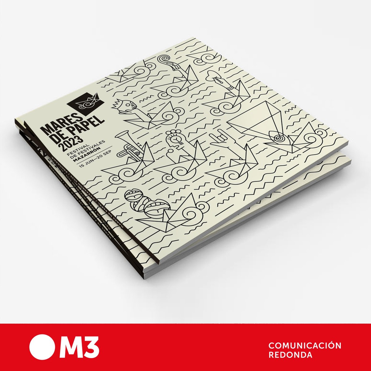 M3Publicidad's tweet photo. 🆕NEW WORK  🆕

🔴M3 ha sido la agencia encargada de realizar la nueva identidad gráfica del festival #MaresdePapel

✍️Os mostramos un adelanto del trabajo que hemos realizado para el @AytoMazarron 

📲968 90 04 53
🔗https://t.co/ZaZ6QieRFD
📩contacto@m3publicidad.es https://t.co/114SsL7ehN