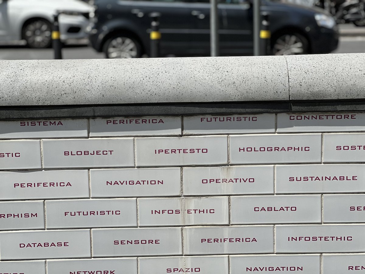 Naples has some of the most creatively designed subway stops. Tiles on the entrance to the Università stop near the port designed by Canadian Karin Rashid &amp; Italian Alessando Mendini.
