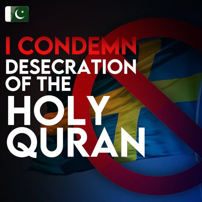#یومِ_تقدسِ_قرآن_پاکستان  #SwedenTheEnemyOfPeace