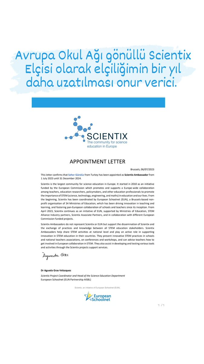 Gndzseher21's tweet photo. #Scientix_eu #Scientixturkey #scientixambassadors #Europeanschoolnet https://t.co/fsN1DVPZ3J