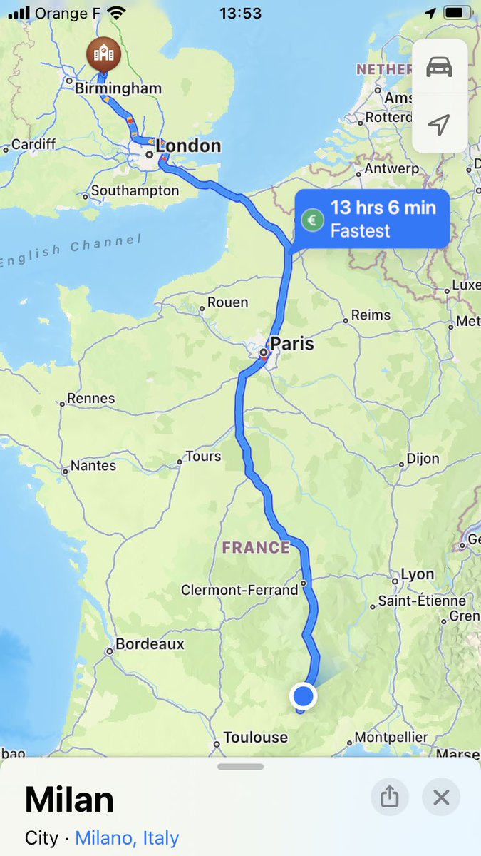 Making good time 🕰️ 

We will have a good 4hrs of travel before we stop again. 🚌