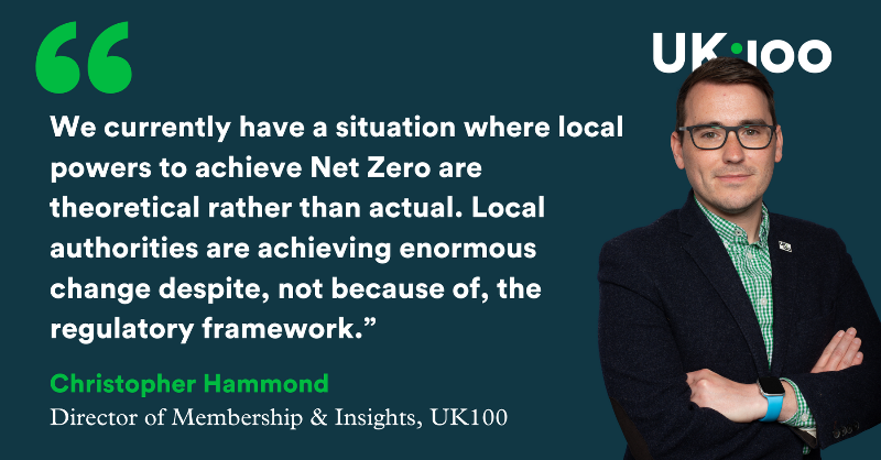 UK100_'s tweet photo. ๐ On the final day of #NetZeroWeek, my true love gave to me ๐
๐ฃ A reminder that UK100's #PowersInPlace report is the most comprehensive assessment and handbook of the powers local leaders have to accelerate #LocalNetZero in their communities โ and, crucially, those they need.