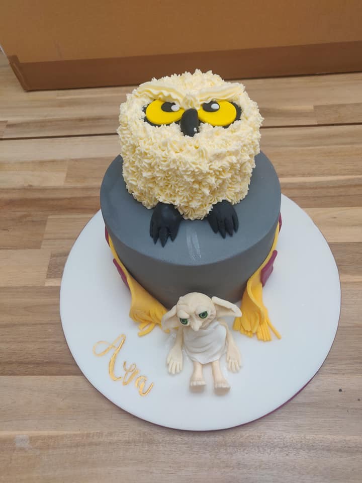 Harry Potter. Our #cakes are always #glutenfree #celiac. We also do #dairyfree #vegan. #Weddingcakes delivered to #northeast #UK. Or collection only from #Newcastle. cakezy.co.uk #weddingcake #wedding #cake #birthdaycakes #anniversarycakes #cupcakes #cakedecorating