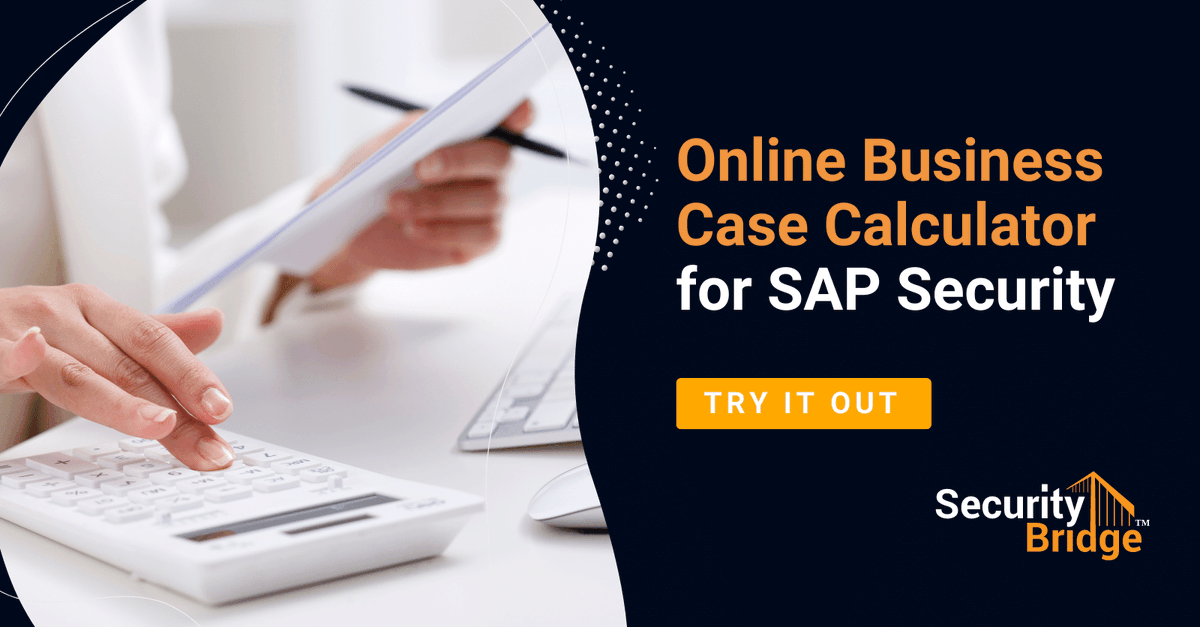 _securitybridge's tweet image. Are you considering investing in SAP cybersecurity but have reservations about the cost? 🤔

Our online business case calculator can help!  👇

lnkd.in/d7PcMche

#BusinessCalculator #SAPSecurity #SecurityBridge