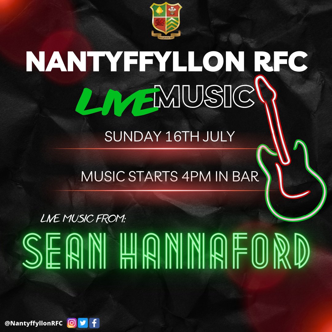 NantyffyllonRFC's tweet photo. Sunday Funday in the bar returns next Sunday!

Free entry, music starts at 4pm

#UppaNant https://t.co/Fq61UvEuP5
