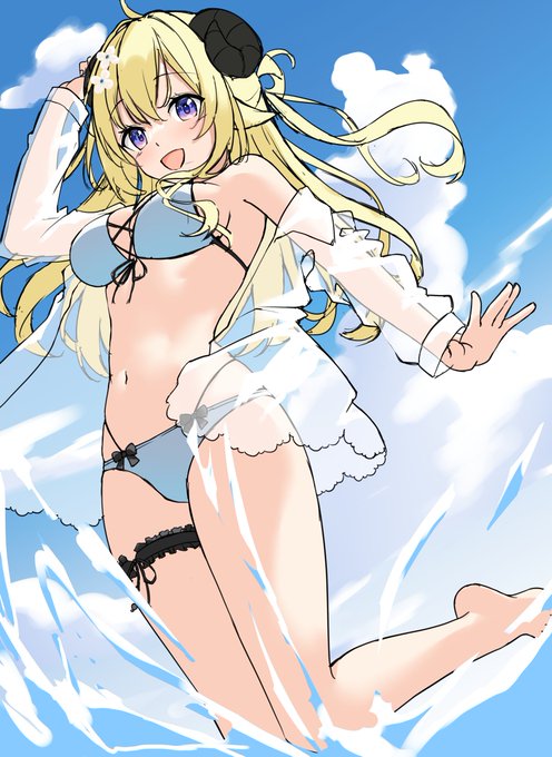 夏コミグッズ用水着わためぇwip 