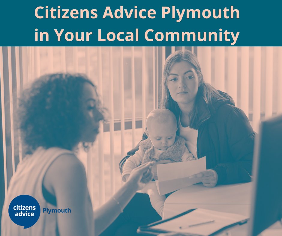 PlymouthCAB's tweet photo. Need #advice on #benefits, #budgeting, #debts or #IncomeMaximisation?

Here's where you can find us in #Plymouth next week

📆 Wed 12th July, 10am - 2pm
📍 #Honicknowle Youth Centre, PL5 3PX

📆Thurs 13th July, 10am - 2pm
📍 ELM Community Centre, PL6 8UE

#Estover #FreeAdvice https://t.co/Qw5IOciNpH