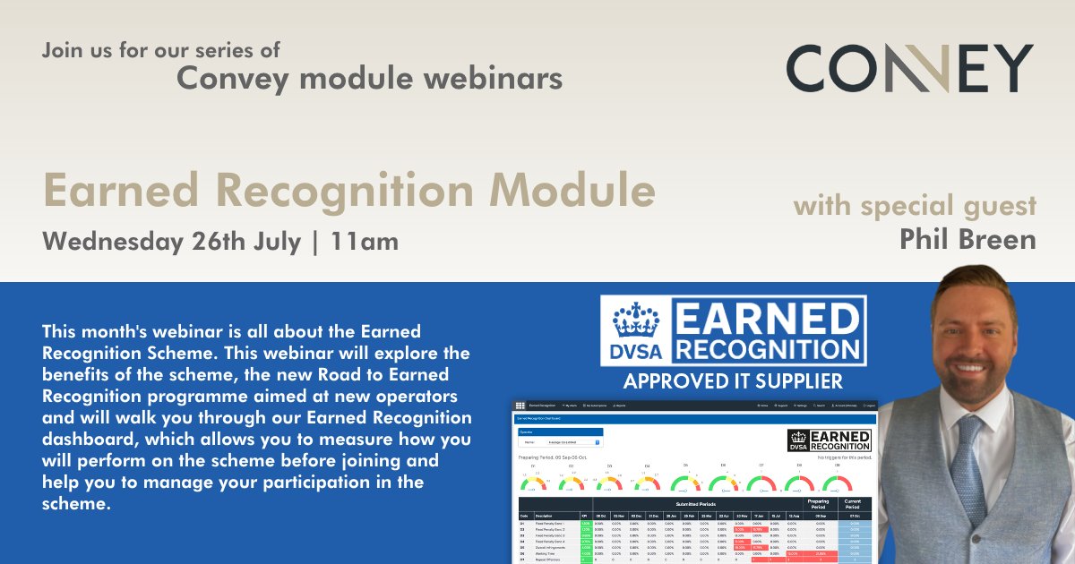 Convey_Tech's tweet image. 🚨 Join us for the next in our webinar series 🚨

🗓 26th July at 11am ⏰

Click here to register for the webinar 
events.teams.microsoft.com/event/80d4a85a… ⤵️

#earnedrecognition #dvsa #dvsaearnedrecognition #fleetmanagement #fleetsafety #hgv #trustedsupplier