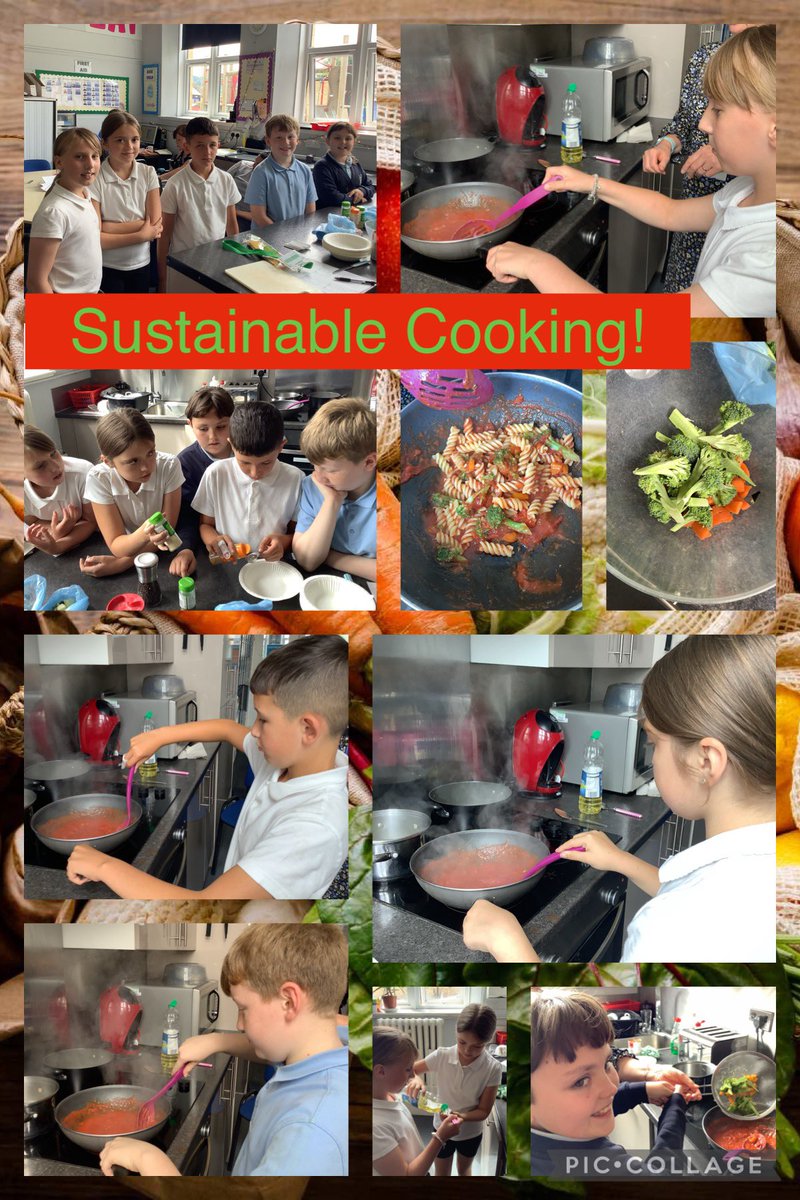 MrsMcDMatthews's tweet photo. It was great to join @MissBoyden and her children yesterday as they worked hard in the kitchen to complete their sustainable cooking challenge! What a lovely day with some very tasty pasta dishes to taste too! https://t.co/JAdcTFm1XS