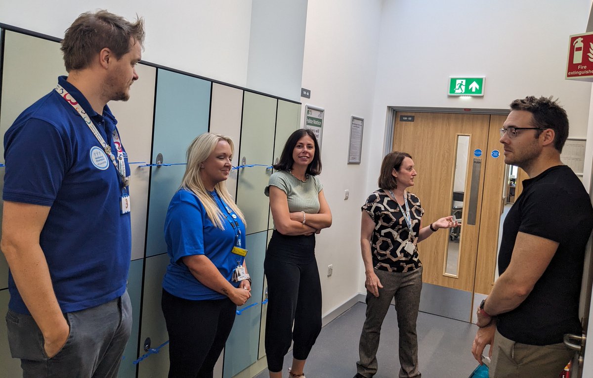 Some of our wider system JUCD Wellbeing Team were delighted to be shown round the NEW Health & Wellbeing Hub @royalhospital as part of the Hub's launch-week during #NHS75 A fantastic facility to help further our Wellbeing Support Services for colleagues 💙
