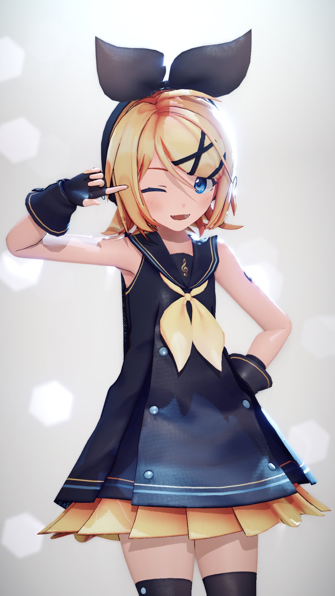 Rin Kagamine Sour type [remake] - Vocaloid Minecraft Skin