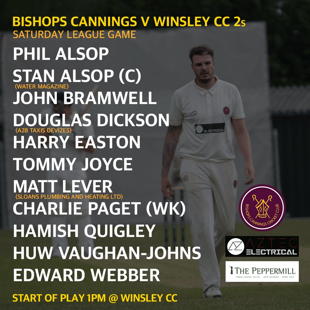 BishopsCCC's tweet image. It’s not all bad cricket badgers, the Cannings are back in action after a week off.

Top of the table clash vs @winsleycc 2s with some rain forecasted. Quality ground though so hopefully we shall get a game in.

Please come down and support - set up for a belter. ❤️💛